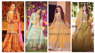 Mehndi Dress Design For Bride Sister/Mehndi Lehenga Design /Pakistani Mehndi Dresses For Girls 2021 screenshot 4