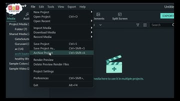 How to open Projects in another computer | How to Archive Project in Filmora | Move Filmora Projects