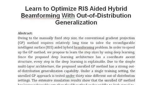 Learn to Optimize RIS Aided Hybrid Beamforming With Out of Distribution Generalization