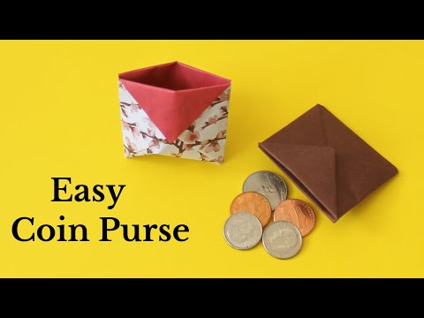 How To Make Easy Coin Purse | Paper Coin Purse | Coin Pouch | Paper Purse