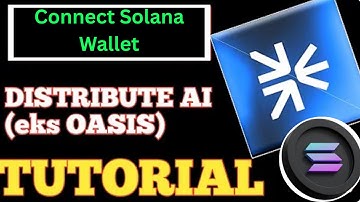 Distribute Ai (OASIS) Airdrop Update | How to CONNECT Solana Wallet Full Guide