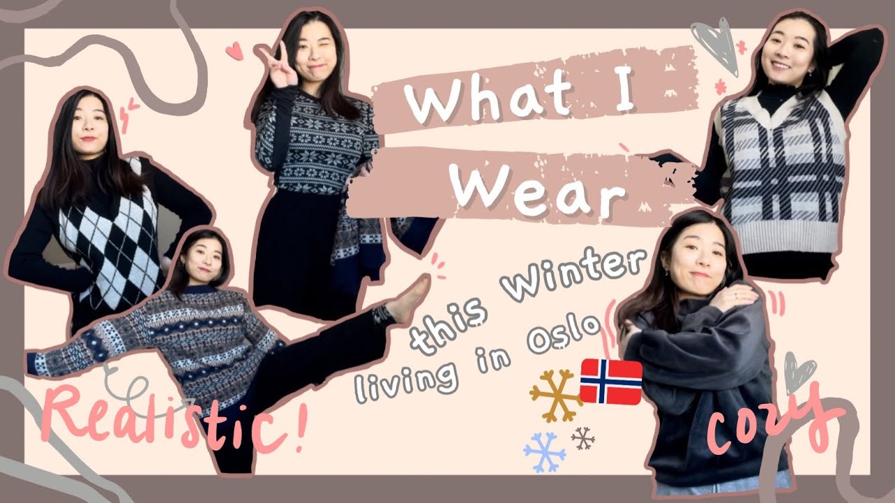 What I wear in Winter living in Oslo, Norway (Very Realistic) YouTube