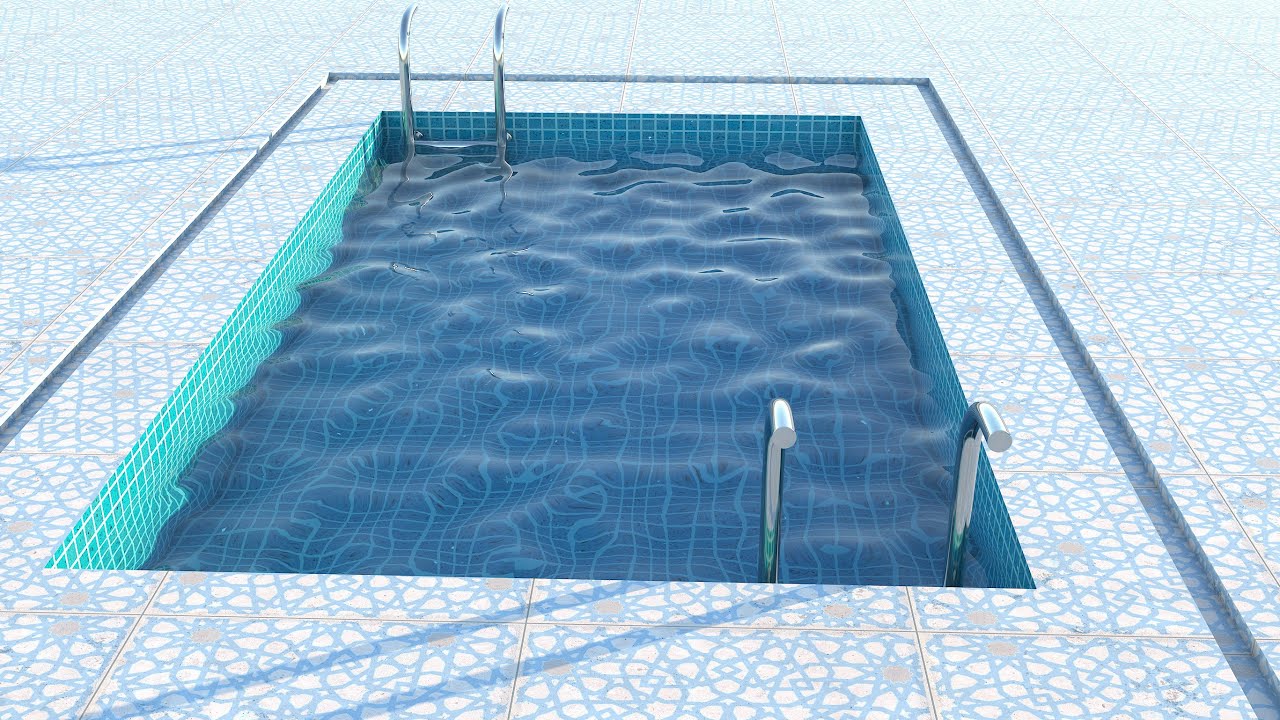 How to Make Pool in 3ds Max Tutorial part -