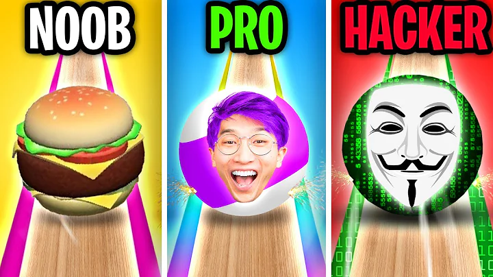 NOOB vs PRO vs HACKER In GOING BALLS! (ALL LEVELS ...