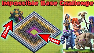 Impossible Base Challenge #2 | Clash of Clans | *Max Troops vs GigaInferno* | NoLimits