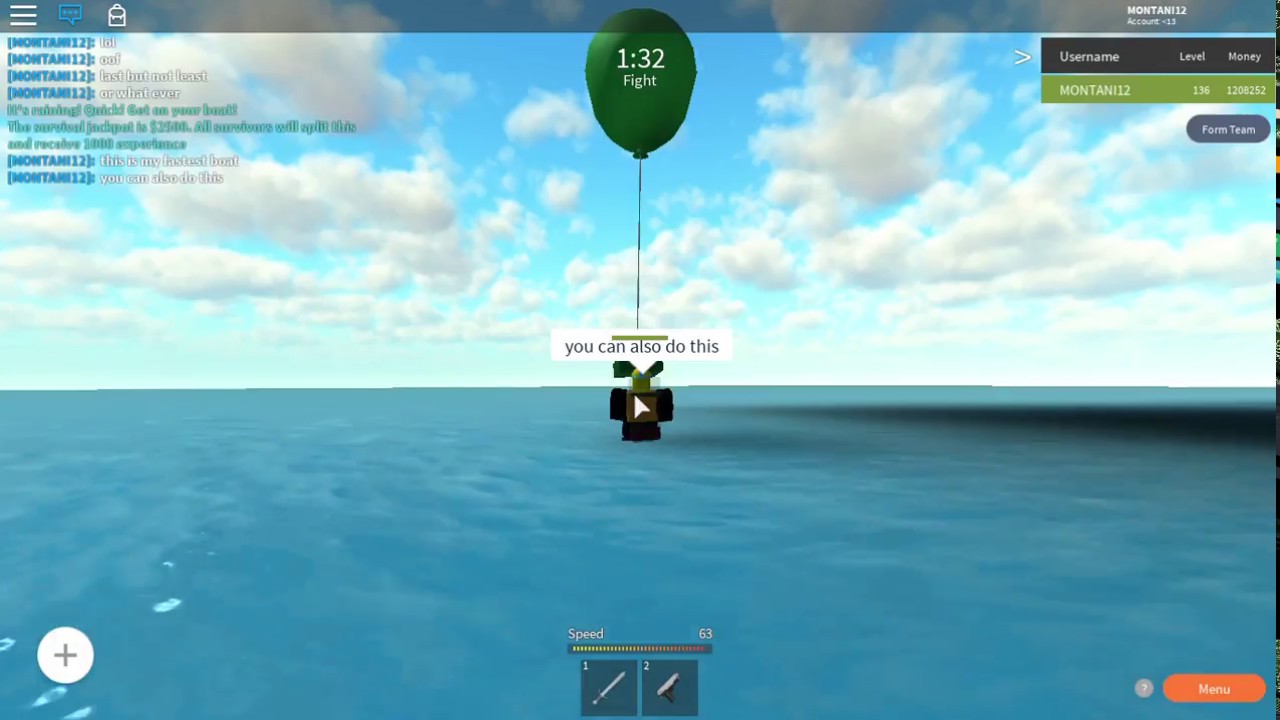 Roblox Whatever Floats You Boat Cruiser And Zeppelin Etc Youtube - wfyb team tig boat what ever flloats your boat roblox