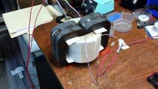 HOMEBREW 2800V AT 1A C-CORE HIGH VOLTAGE TRANSFORMER