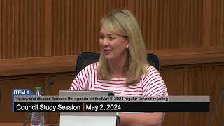Council Study Session - 5/2/2024