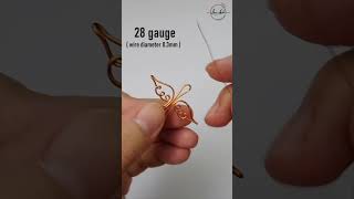 Easy making wire jewelry | Angel wings earcuff  shortsvideo handmade diy