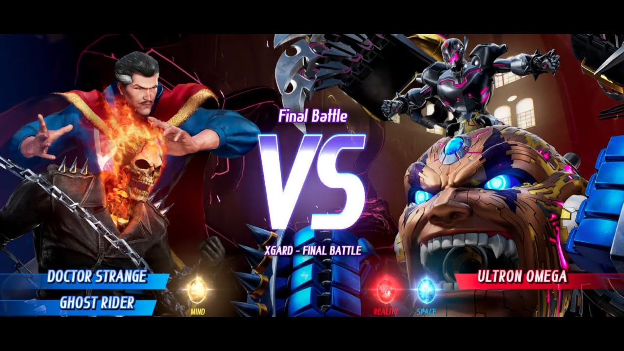 Doctor Strange and Ghost Rider vs Ultron Omega MARVEL VS. CAPCOM ...