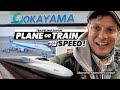 Plane or shinkansen for speed to okayama  traveling japan from tokyo