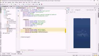 Brain Trainer Application in Android | Part 2 | Designing XML screenshot 5