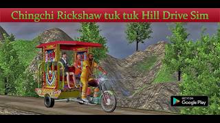 Chingchi Rickshaw tuk tuk Hill Drive Sim free mobile game screenshot 3