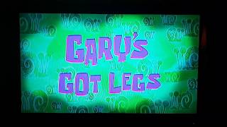 SpongeBob: Gary's Got Legs/King Plankton Title Cards (YTV October 2019 Airing)