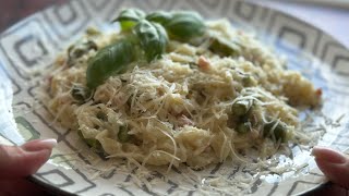 Quick and easy dinner! Only 7 ingredients and 30 minutes. Creamy Asparagus Orzo! 🥙🧀🥦 by Marine 134 views 6 days ago 3 minutes, 9 seconds