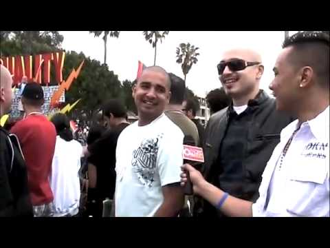 Thip Interviews Parade goers at Long Beach Pride