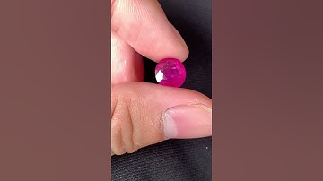 Ruby Facet Lục yên 2.9carat