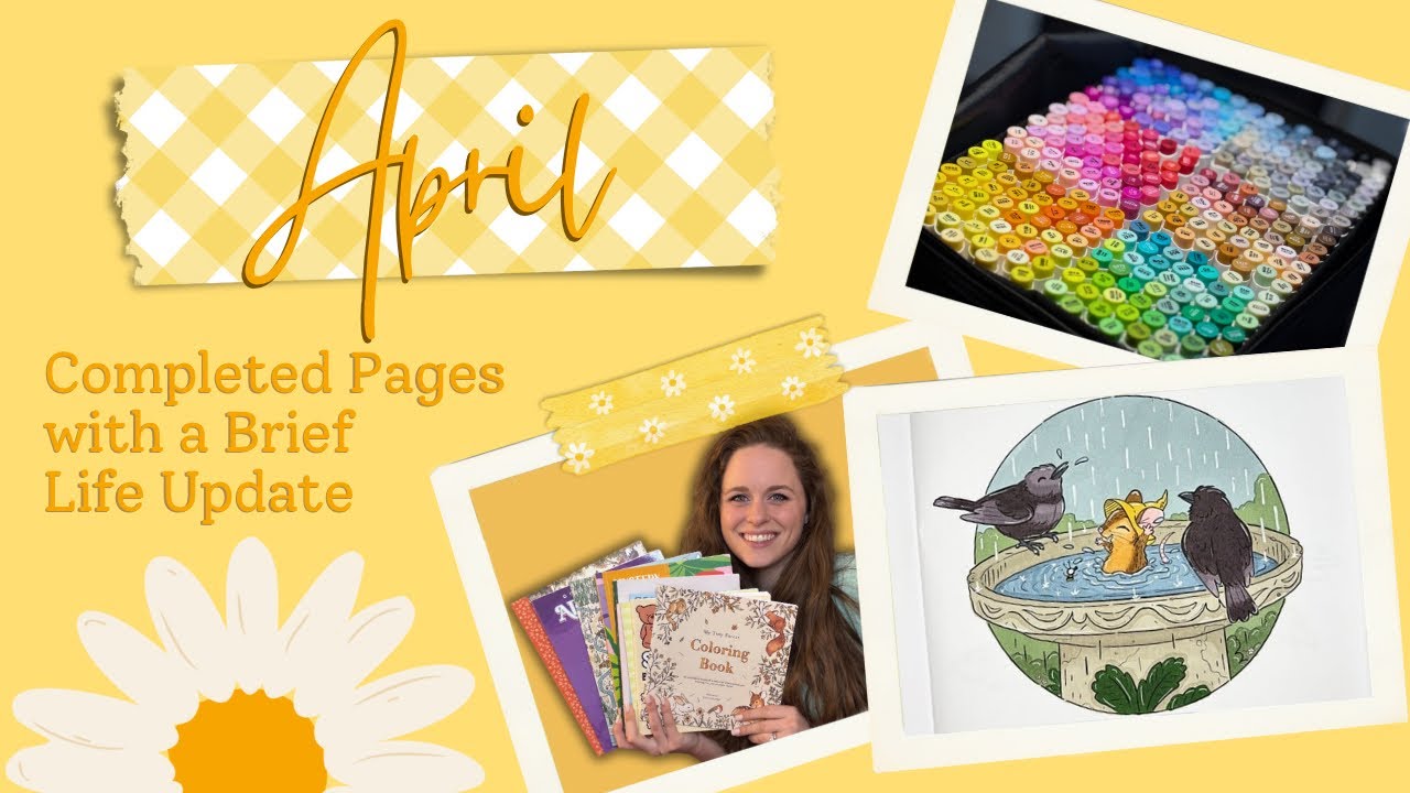 April 2025: discussing completed pages and giving a brief life update