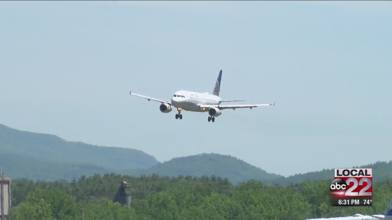 Burlington International Airport celebrates new service to Denver YouTube