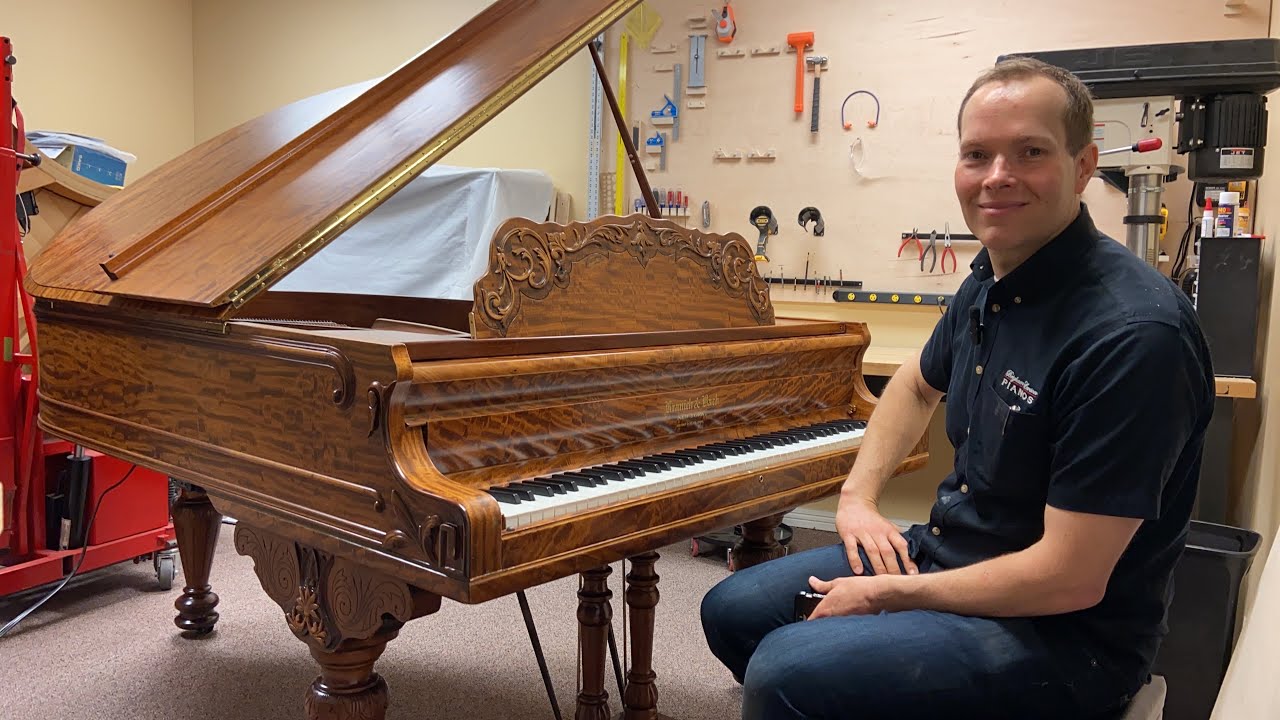 After Total Restoration! 1895 Kranich and Bach Grand 