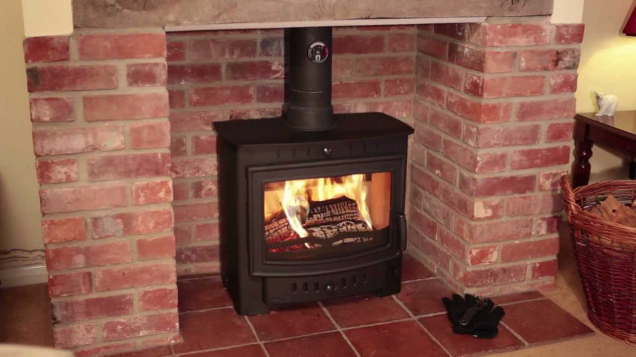 How to easily clean a wood burning stove glass window 