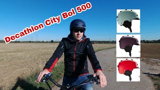 BTWIN 500 Helm City Bowl Cycling Sepeda Kota Sepeda Lipat - Navy