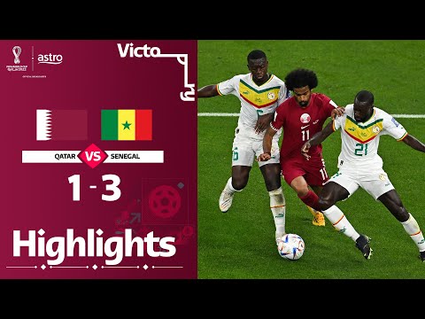 Qatar 1 - 3 Senegal | World Cup 2022 Highlights | Group A | #SebolaSuara