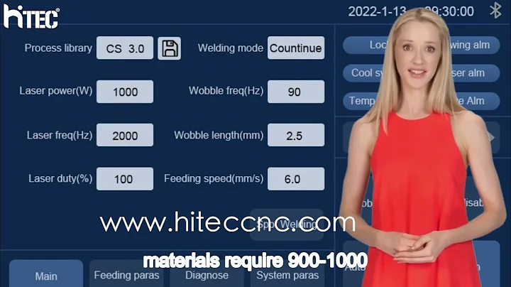 How to adjust laser welding parameters with Ruifa system