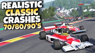 F1 REALISTIC CLASSIC CRASHES 70/80/90'S #4 screenshot 5