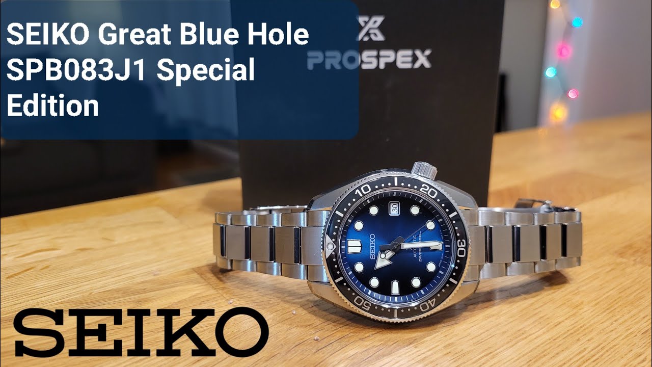 Seiko SPB083J1 "Great Hole" Unboxing First Impressions - YouTube