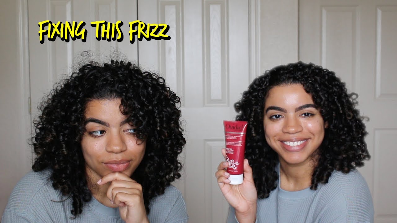 Testing Out Ouidad Advanced Climate Control Featherlight Touch-Up Gel Cream On Day 5 Hair!