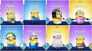 Minion Rush Bunny Vs Classic Vs Cleopatra Vs Astronaut Vs Doctor Carl Vs Ghost Vs Presioner