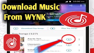 How to download songs from Wynk Music screenshot 1