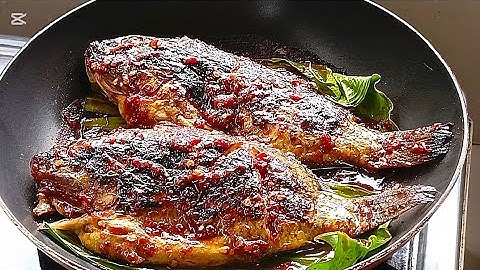 Ikan nila bakar teflon ,simple