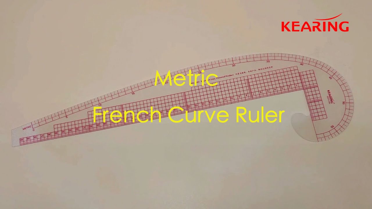 Metric French Curve Ruler for Sewing Fashion Design 