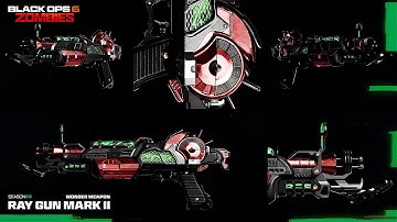 ALL RAY GUN MARK II VARIANTS IN COD BLACK OPS 6 ZOMBIES (FULL SHOWCASE)