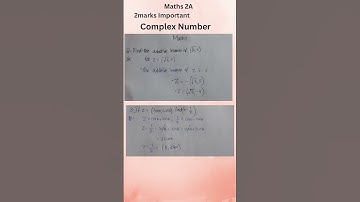 Maths 2A complex Numbers| 2marks Important Questions|part 2 |Maths 2A Important Questions