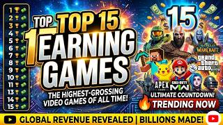 The 15 Highest-Grossing Video Games of All Time (Billions Made!) | #games #videogames #top15