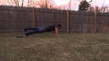 Superman Flying push-ups