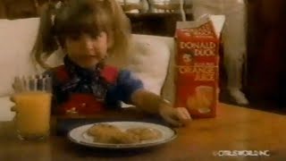 Donald Duck Orange Juice Judith Eva Barsi 1986 Commercial