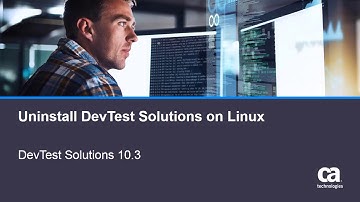 Uninstalling DevTest Solutions on Linux for DevTest Solutions 10.3