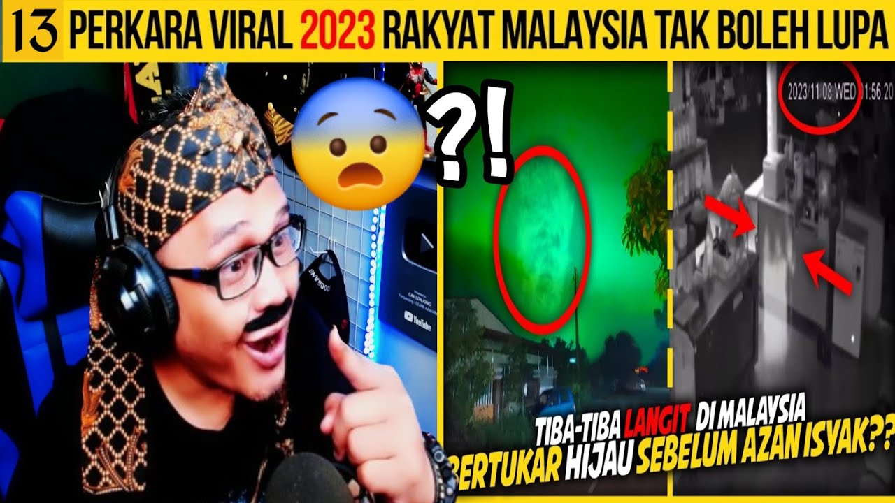 TAK BOLEH LUPA‼️ 13 PERKARA VIRAL TAHUN 2023 | Wak Lonjong