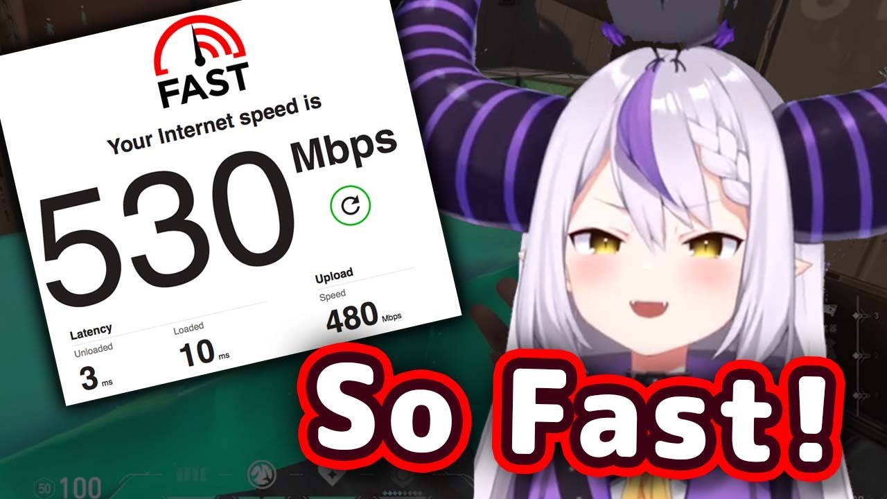 Laplus's Internet Speed Is Faster Now After Moving To Her New Place 【ENG Sub/Hololive】