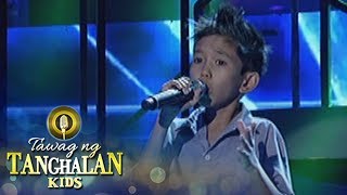 Tawag ng Tanghalan Kids: Renz Harvey Aleguijo | Greatest Love Of All