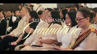 A day to remember. A future to celebrate. 🎓✨ MIHCA Manila Graduation Ceremony