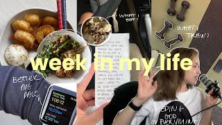 a week of half marathon training // vlog