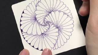 Zentangle in action 再續禪繞課3 Hammadox