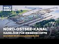 DER NORD-OSTSEE-KANAL: Nadel&ouml;hr f&uuml;r Riesenschiffe - Neubau einer Schleusenanlage | WELT Doku