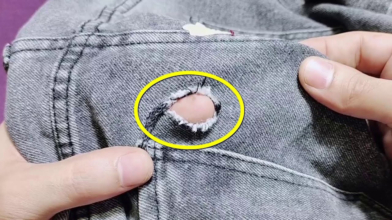 The Best Way To Fix A Hole In Your Pants In An Interesting Way YouTube the-best-way-to-fix-a-hole-in-your-pants-in-an-interesting-way-youtube