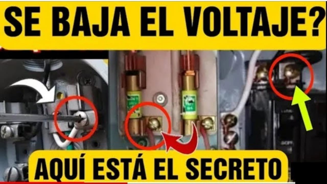 Por Qué se Baja el Voltaje ó la Luz de mi casa*Caída de Tensión⚡*Base Medidor
